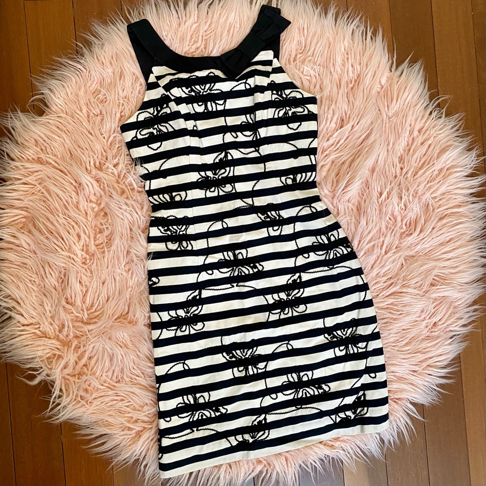 Lilly Pulitzer Embroidered Floral Print Dress